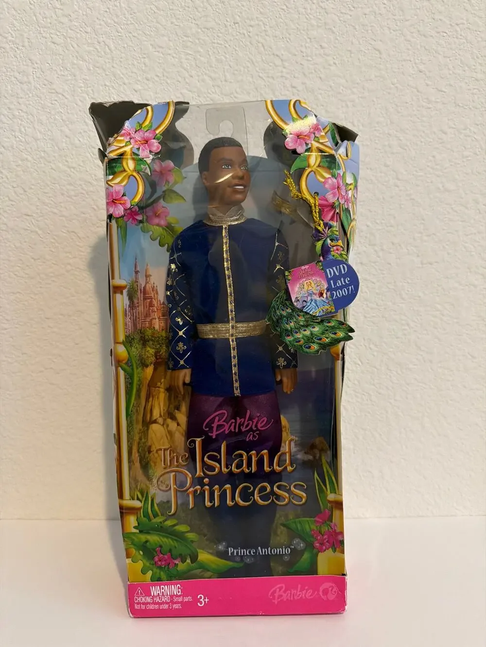Barbie as The Island Princess Prince Antonio Doll Mattel 2007 Damaged box